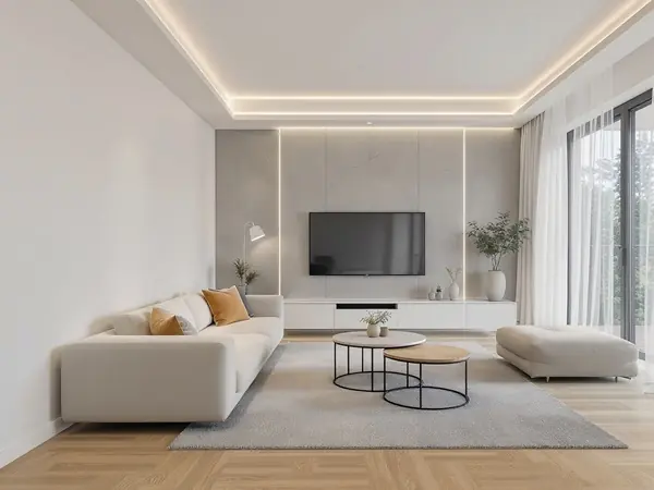 LED osvětlení obývacího pokoje