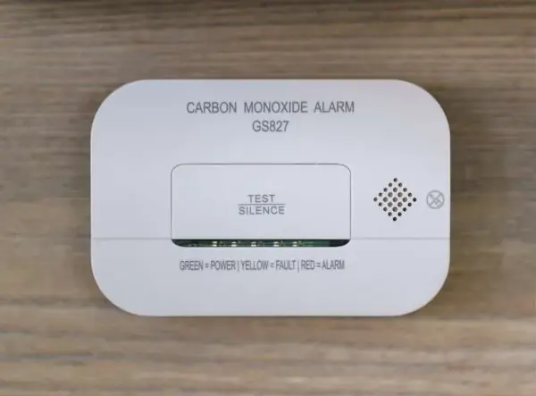 Správné umístění detektoru oxidu uhelnatého