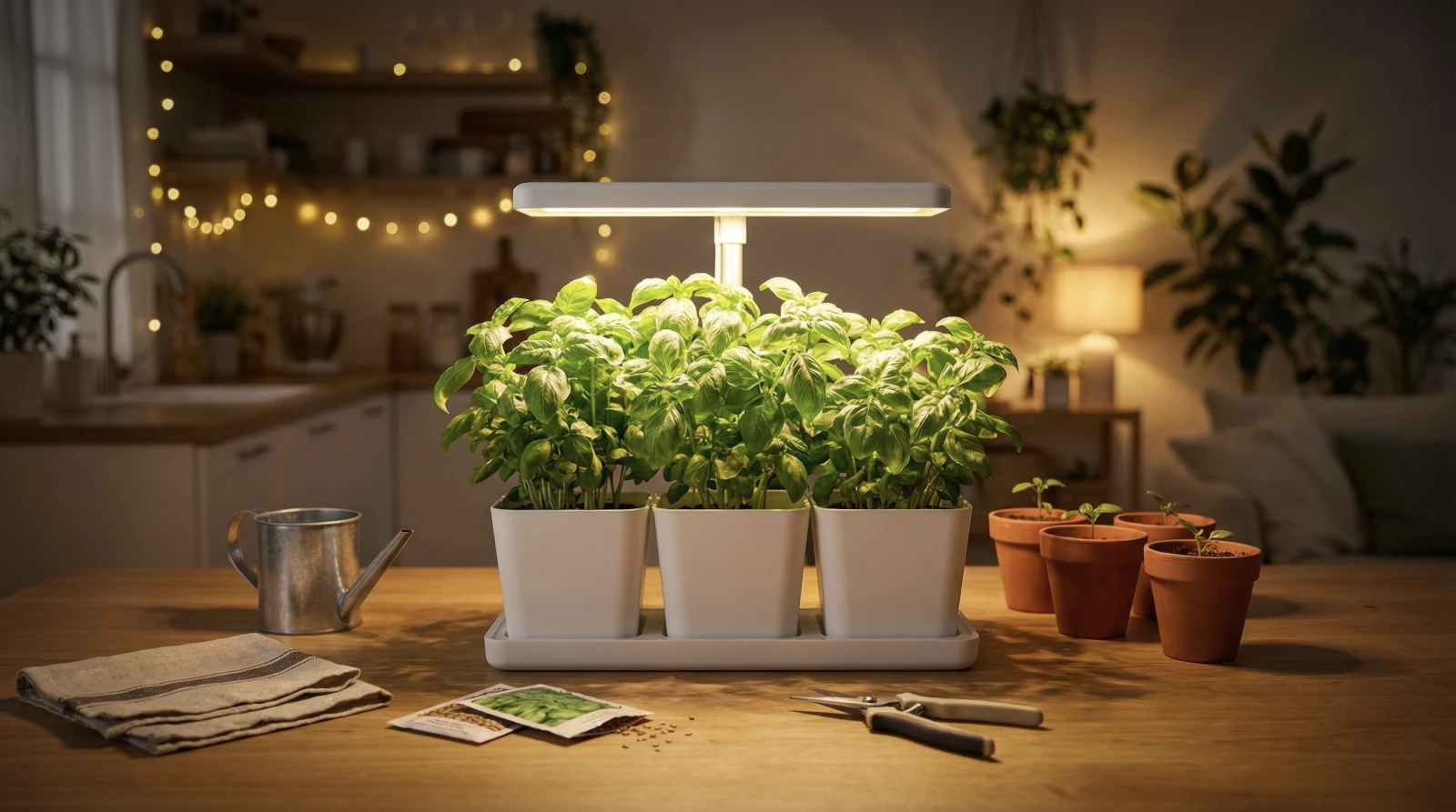 GROW lámpa fűszernövények termesztéséhez