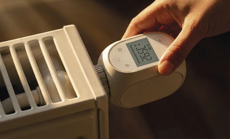 Intelligens termosztatikus szelepfej