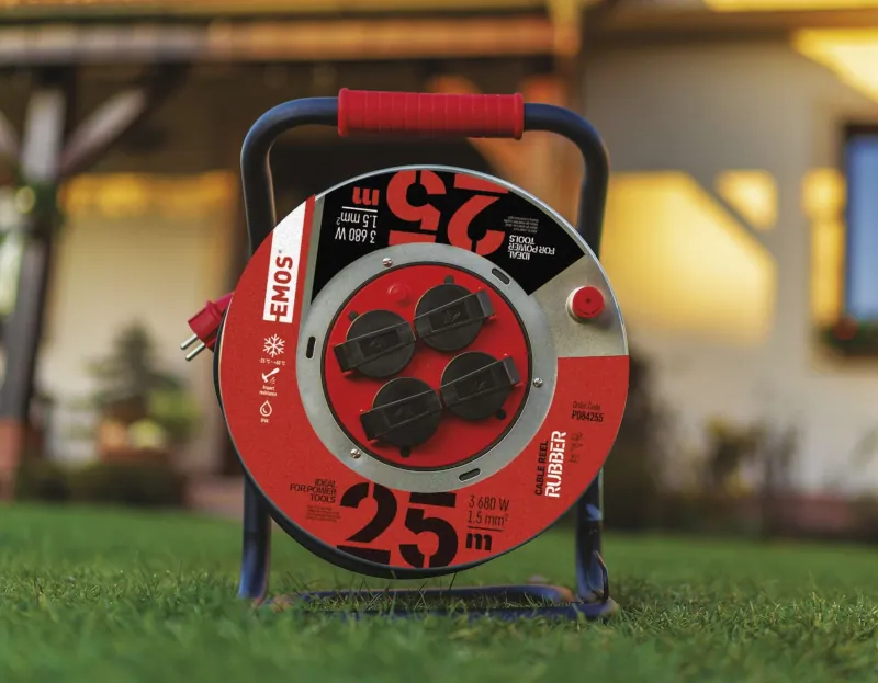 Záhradný predlžovací bubon s pevným stredom