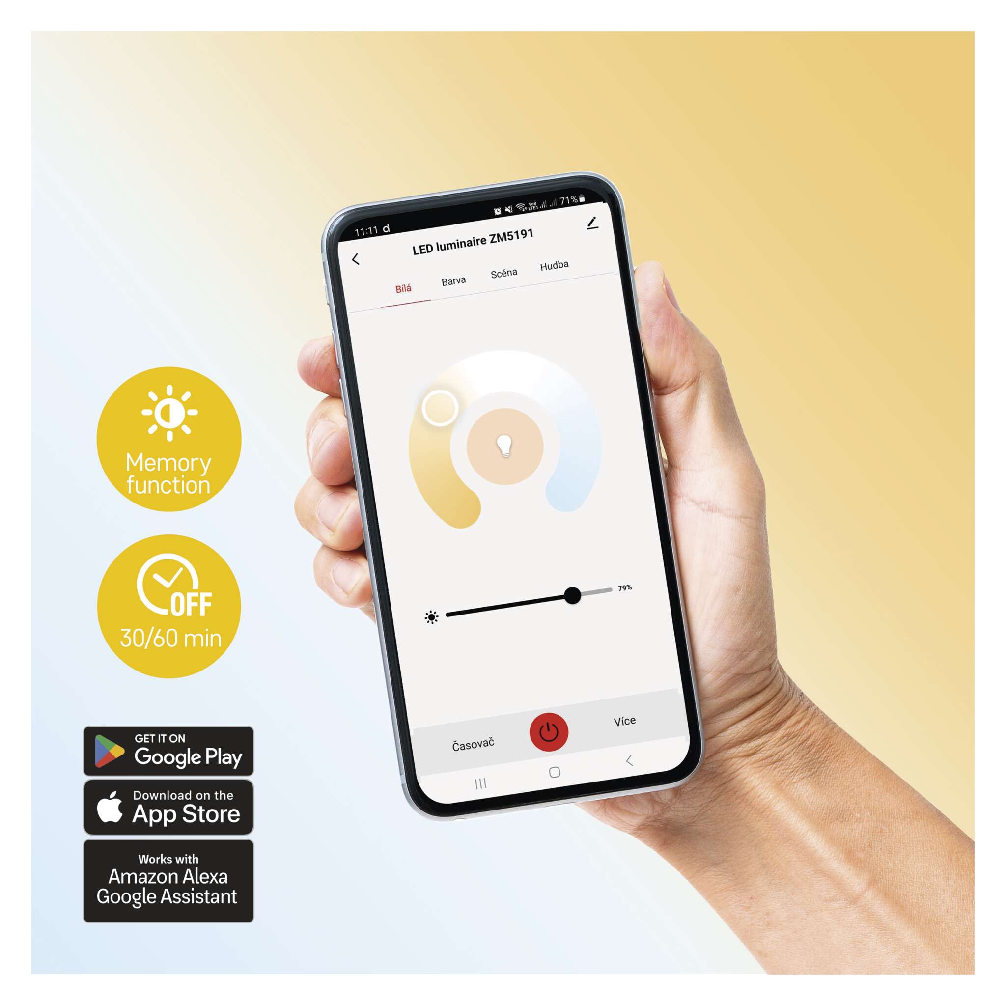 GoSmart intelligens LED lámpa